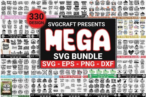 The Mega svg bundle (4564085) .